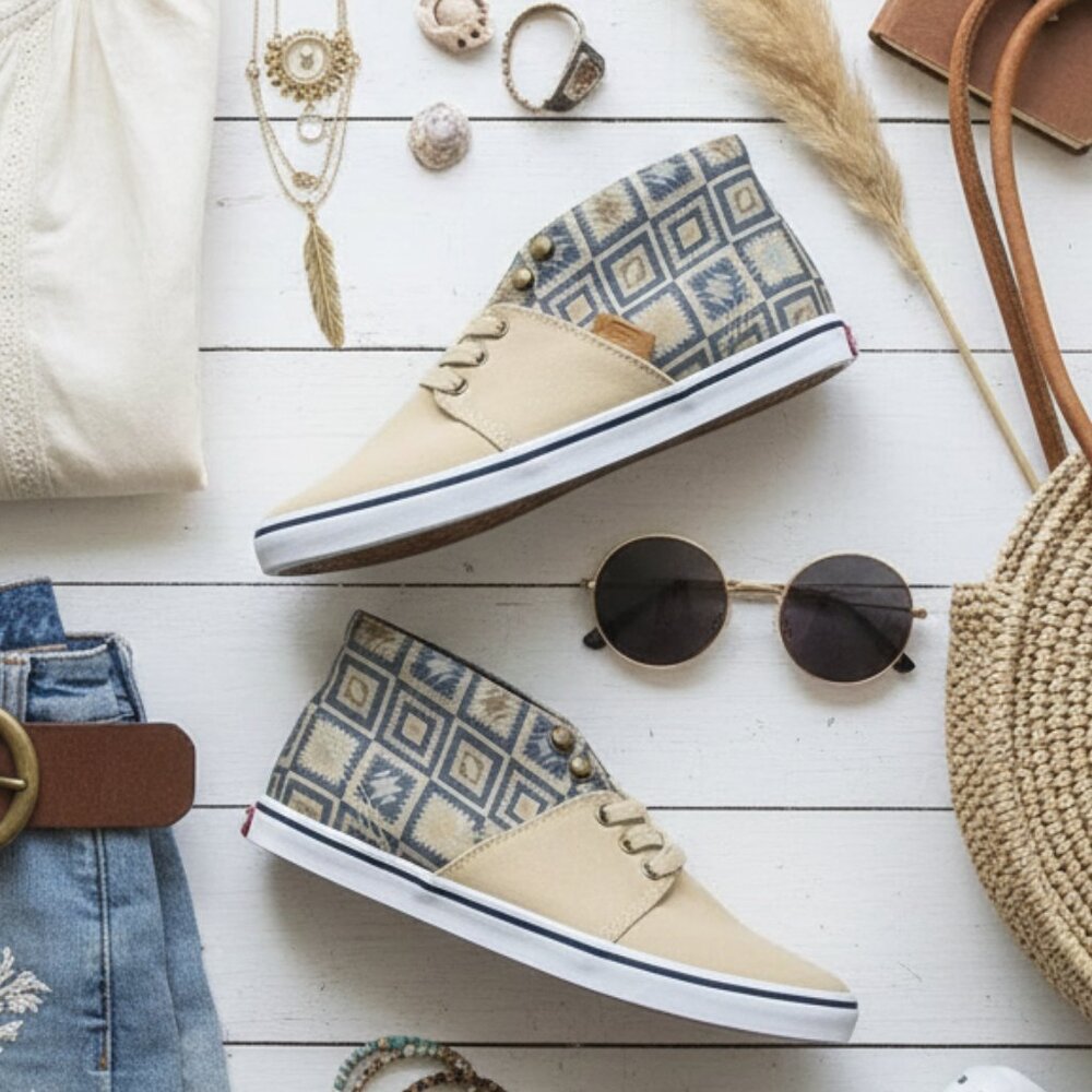 Vans Camryn Slim Taose Taupe/Ombre Blue Sneakers - 5